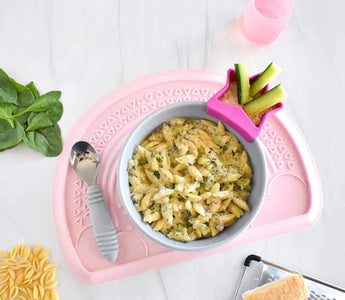 Meatless Monday: One-Pot Creamy Mushroom Spinach Pasta - Bumkins