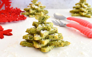 Creative & Nutritious Almond Wreaths & Spinach Christmas Tree Cookies - Bumkins