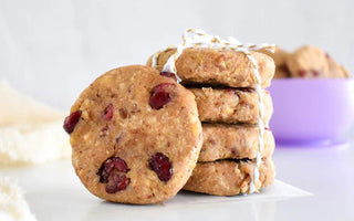 Easy No-Bake Cranberry Chickpea Cookies - Bumkins