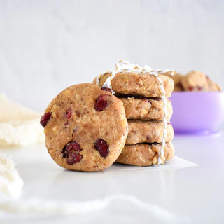 Easy No-Bake Cranberry Chickpea Cookies - Bumkins