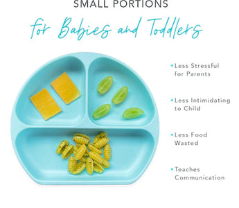 Why Small Portions of Food Can Help Babies and Toddlers Eat More - Bumkins