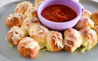 Pull-Apart Pizza Bites with Easy-to-make Homemade Yogurt Pizza Dough - Bumkins