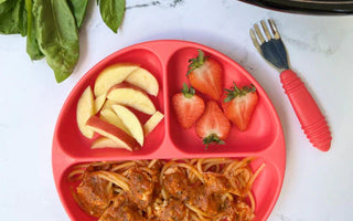 Simple Slow Cooker Creamy Tomato Basil Chicken - Bumkins