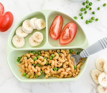 Easy Butternut Squash Mac & Cheese + Peas! - Bumkins