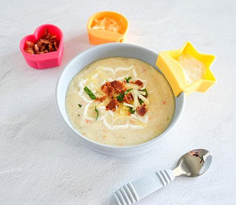 Delicious, Creamy, Easy-to-make Loaded Potato Cauliflower Soup - Bumkins