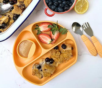 Delicious Make-Ahead Lemon Blueberry French Toast Casserole - Bumkins