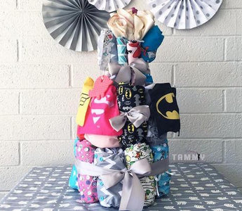 How to Build a Cloth Diaper Cake - Bumkins