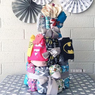 How to Build a Cloth Diaper Cake - Bumkins