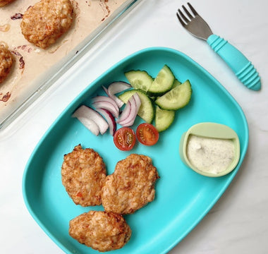 Deconstructed Kebabs w/ Fresh Yogurt Dip - Bumkins