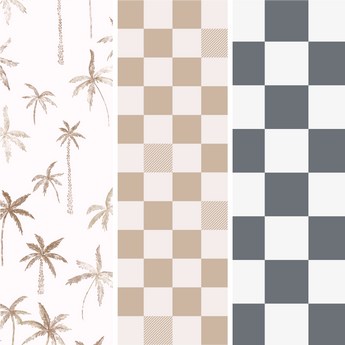 Palms + Checks Collection - Bumkins