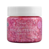 Klee Naturals Biodegradable Glitter Gel in pink with ocean-safe glitter.