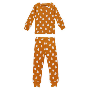 Organic Long Sleeve PJ's, Ghosts