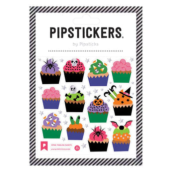 Check out Pipsticks Stickers, Spine-Tingling Sweets for Halloween-themed PVC designs with spooky skulls and bats! Perfect for sticker lovers.