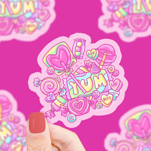 Vinyl Sticker, Candy Art