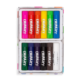 OOLYs Chunkies Paint Sticks: vibrant colors like red and blue, ideal for arts and crafts.