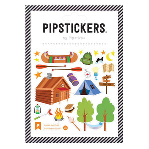 Pipsticks Stickers, Summer Sanctuary with camping designs and holographic silver foil is a must-have for any sticker enthusiast!.