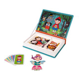 Janod Juratoys Magnetic Book, Fairy Tales fosters educational play with fairy tale characters and cards, enhancing fine motor skills.
