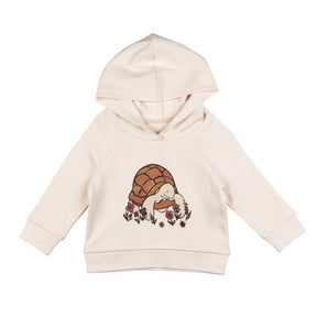 Organic Hoodie, Tiny Tortoise