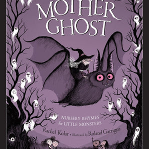 Join a witch on a bat in Mother Ghost Nursery Rhymes from Sleeping Bear Press—a must-read Halloween book!.