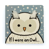 The Jellycat If I Were an Owl book features a fluffy-eared, polka-dotted owl, perfect for little ones to touch and feel.