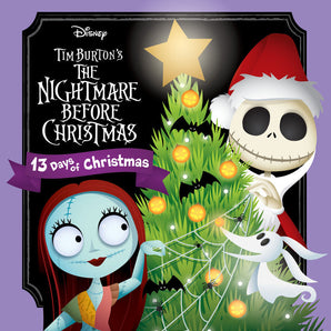 Jack and Sally add a spooky spin to Christmas with the Nightmare Before Christmas: 13 Days of Christmas by Random House.