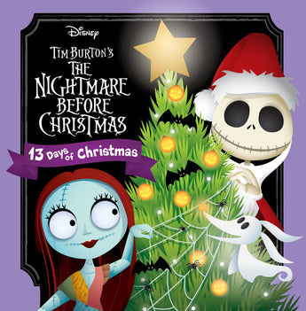 Jack and Sally add a spooky spin to Christmas with the Nightmare Before Christmas: 13 Days of Christmas by Random House.