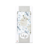 Lulujo Inc. Cotton Swaddle, Koala design in premium muslin packaging.