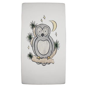 Organic Crib Sheets, Owl Hoo?