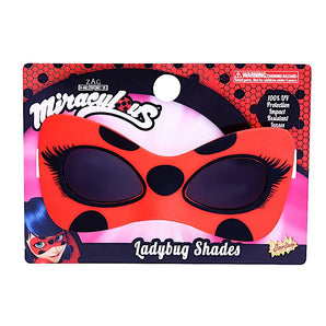 Get the look with Sunstaches Lil Characters Sunglasses, Miraculous Lady Bug, featuring UV400 protection and chic packaging.