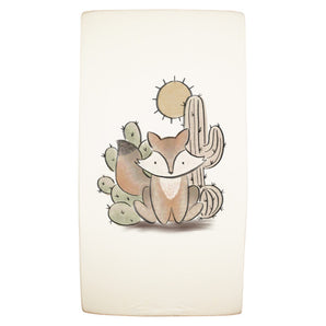 Organic Crib Sheets, Little Fox