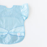 Bumkins Ruffle Apron Bib: Cinderella is shown on a white background, partially out of frame.