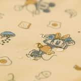 Close-up of water droplets on a Bumkins Snack Bag 4 Pack: Mickey + Minnie Mouse Brunch Bunch.