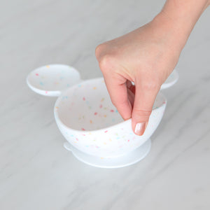 Silicone First Feeding Set: Mickey Mouse Vanilla Sprinkle