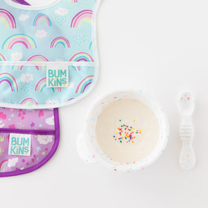 Silicone First Feeding Set: Vanilla Sprinkle