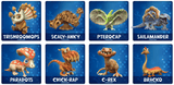 Discover eight whimsical Fungisaurs creatures, like Trishroomops & Scaly-Anky, on the ARise app for a fun adventure! #MysteryBox.