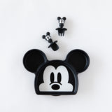 Bumkins Grip Dish Essential Infant 3-Piece Mealtime Set: Disney Mickey Mouse is neatly arranged on a white background.