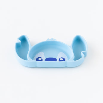 Bumkins Silicone Grip Dish: Stitch rests on a white background.