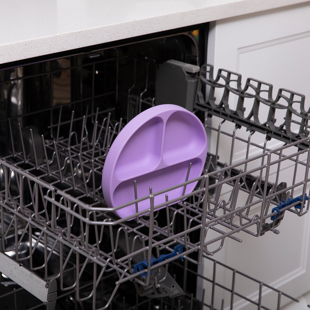 Silicone Grip Dish: Lavender