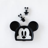 The Growing with Bumkins Gift Set, Disney Mickey Mouse adds charm to your silicone feeding set with a plate, fork, and bottle stopper.