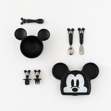 Disney Mickey Mouse Growing with Bumkins Gift Set: Includes bowl, divided plate, spoon & fork for all baby feeding stages.