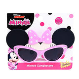 Check out Sunstaches Lil Characters Sunglasses: Pink Minnie Mouse glasses with polka dot bow & UV protection for kids.
