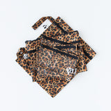 Roamio by Bumkins The Commuter Deluxe 5-Piece Set: Leopard lays stacked on a white background.