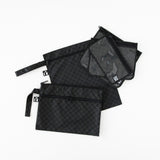 Bumkins The Chaos Coordinator Deluxe 5-Piece Set: Rich Black is arranged on a white background.