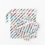 Four bags from Bumkins The Playdate Planner Deluxe 5-Piece Set: Mickey & Friends Varsity lays stacked on a white background.