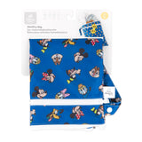 Bumkins Wet/Dry Bag: Mickey & Friends Forever is shown folded in its packaging.