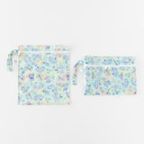 Bumkins Wet Bag + Wet/Dry Clutch Set: Disney Aloha Stitch is neatly arranged on a white background.