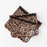 3 bags from Roamio by Bumkins The Commuter Essential 4-Piece Set: Leopard lay stacked on a white background.