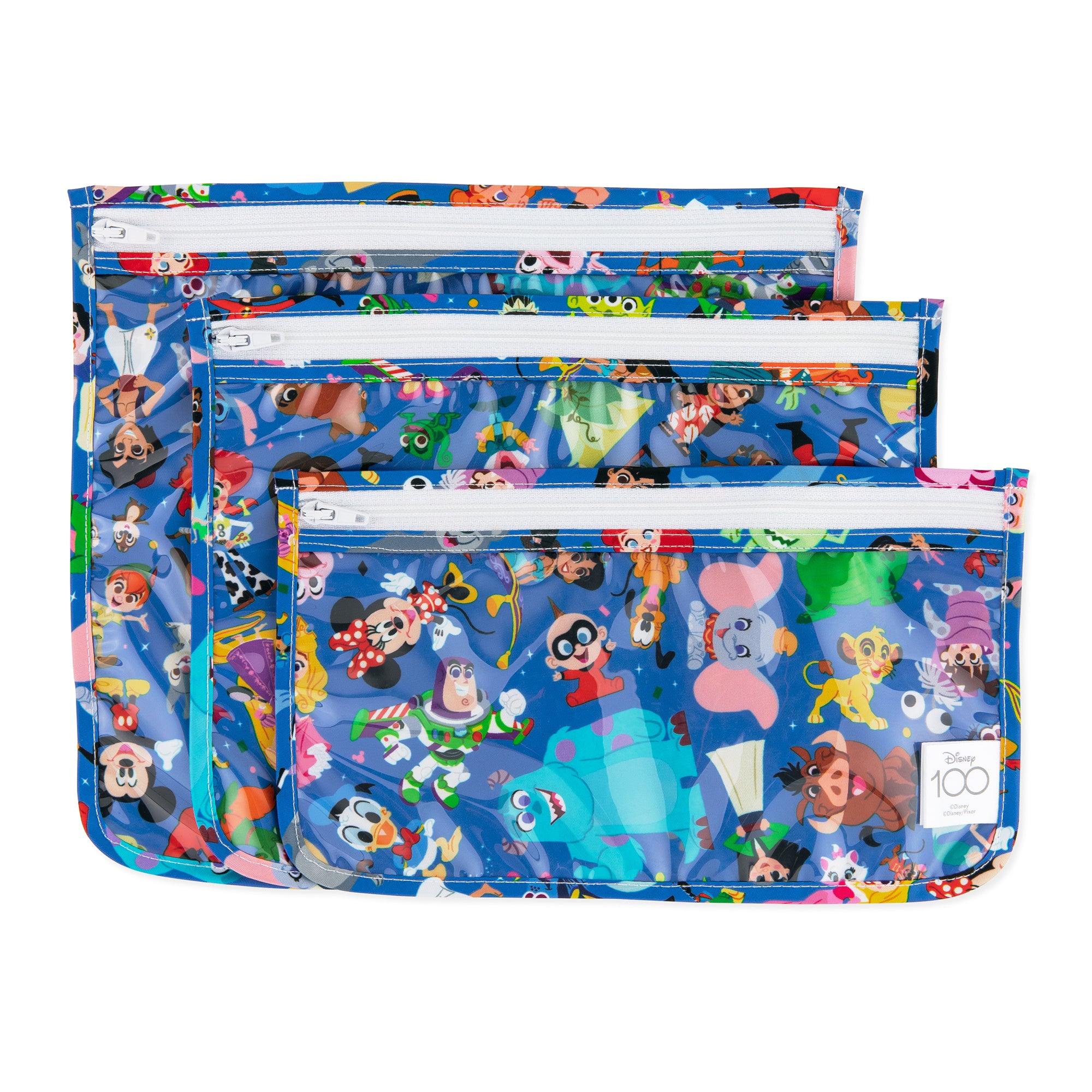 Clear Travel Bag 3 Pack: Disney 100 Magical Celebration