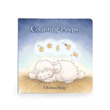Cover of Counting Peeps Board Book: A Bedtime Story with sheep and baby chick illustrations.