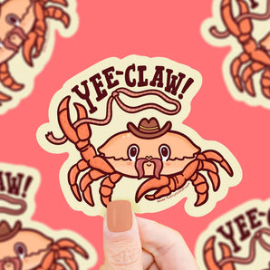 Vinyl Sticker, Yee-Claw